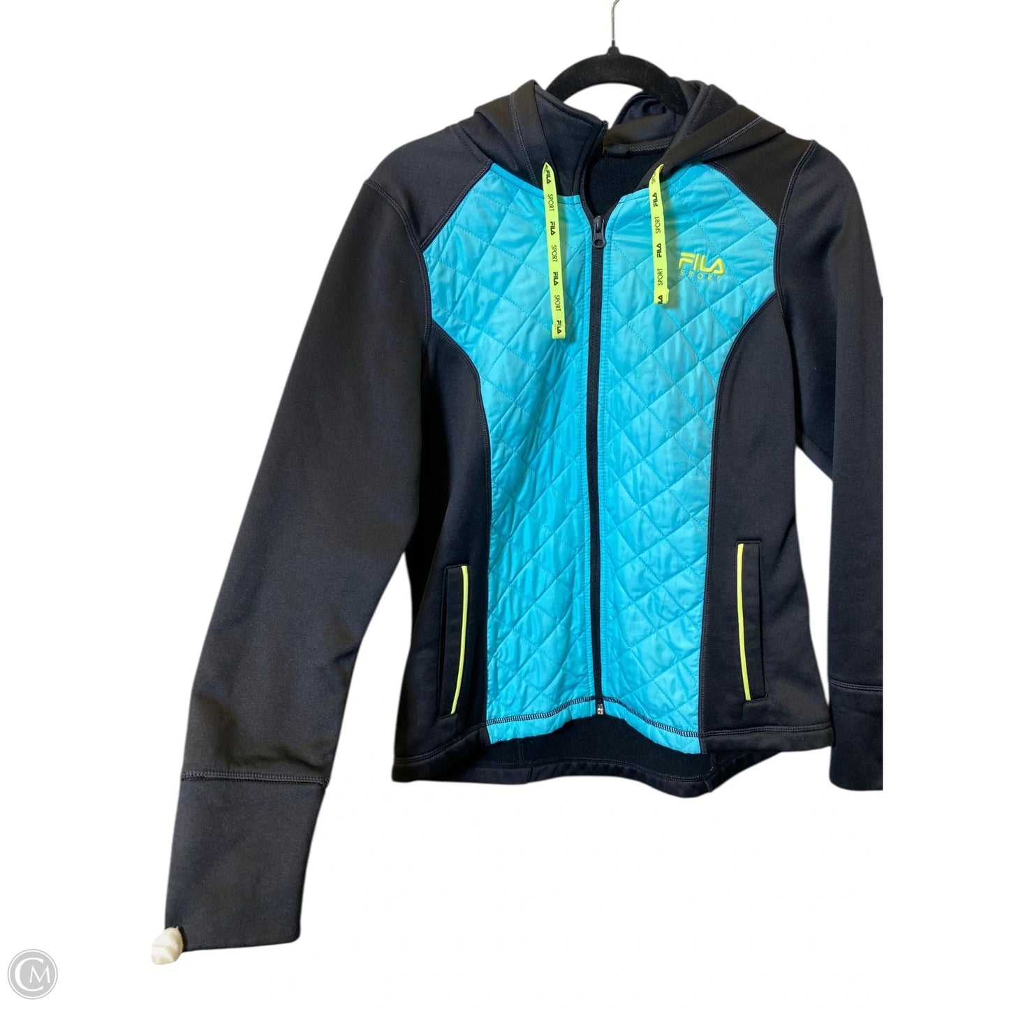 Athletic Jacket By Fila In Multi-colored, Size: M