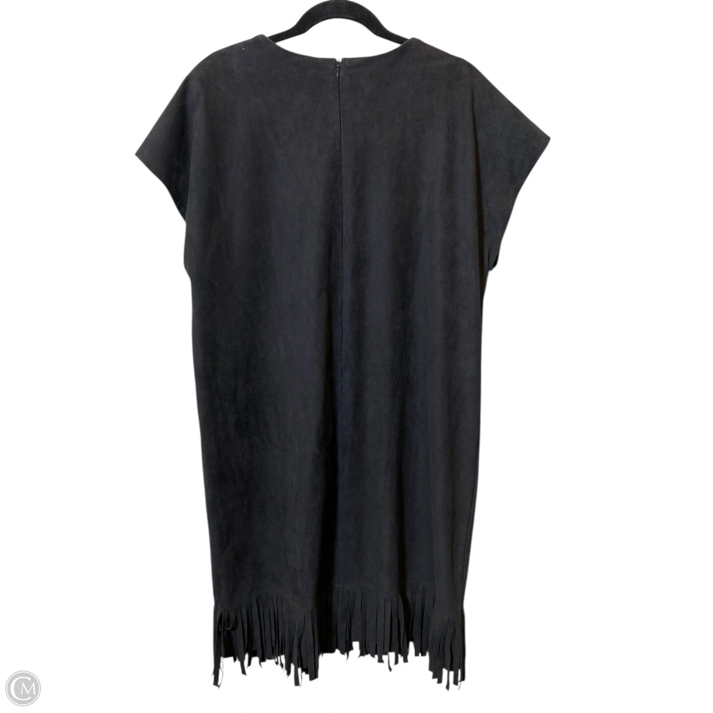 Dress Casual Midi By Chicos In Black, Size: M