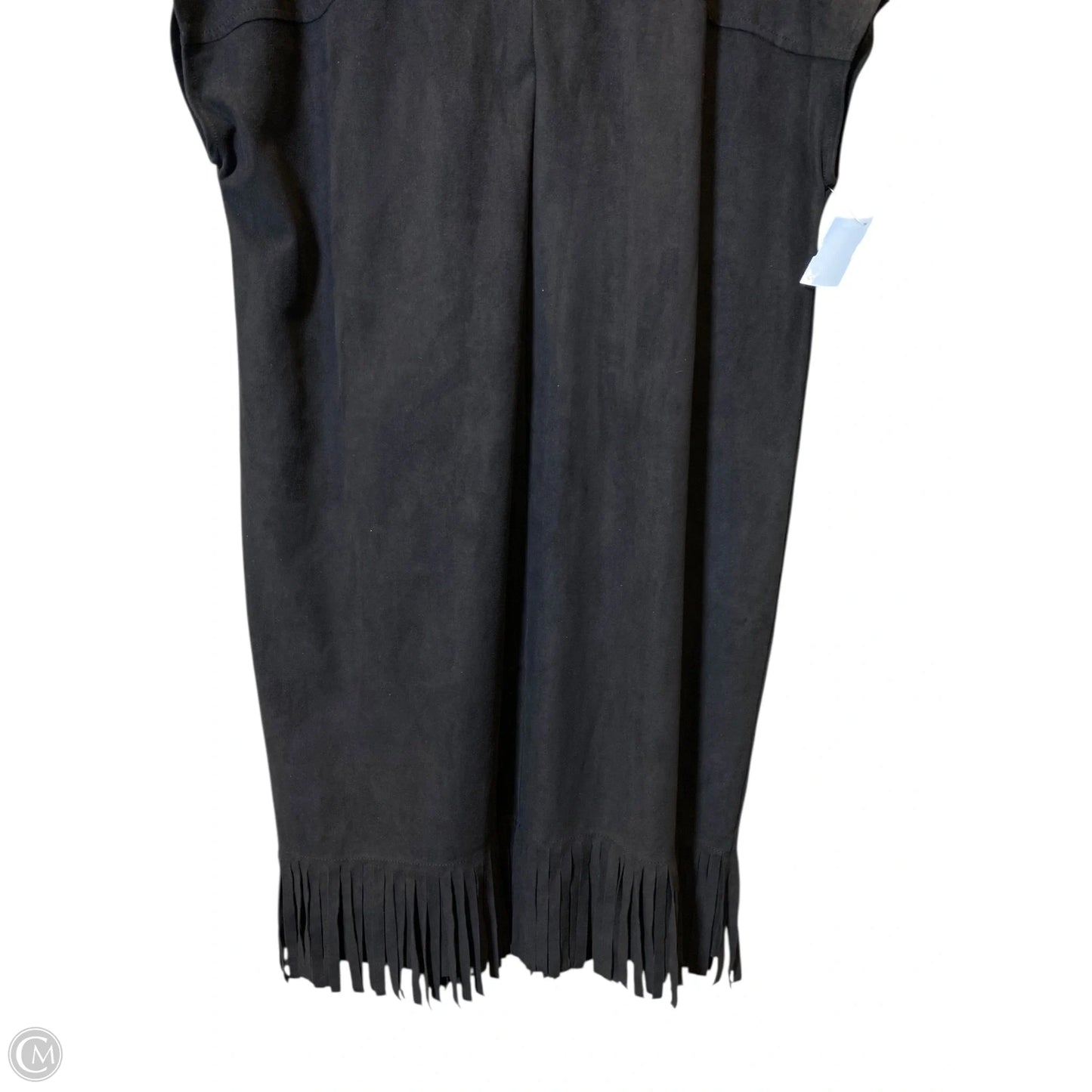 Dress Casual Midi By Chicos In Black, Size: M