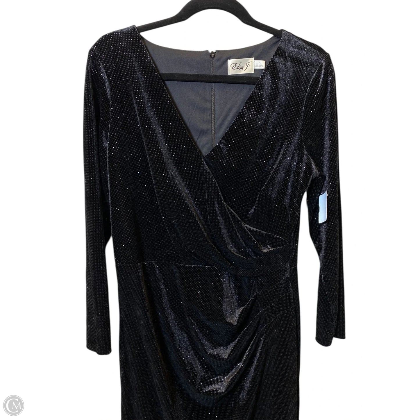 Dress Party Short By Eliza J In Black, Size: 14