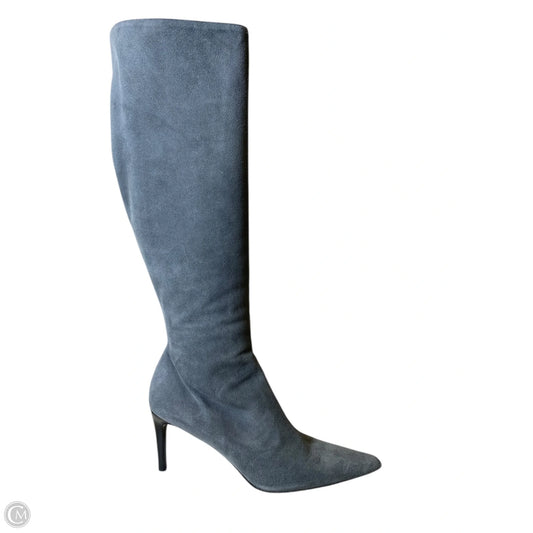 Boots Knee Heels By Ralph Lauren In Grey, Size: 9.5