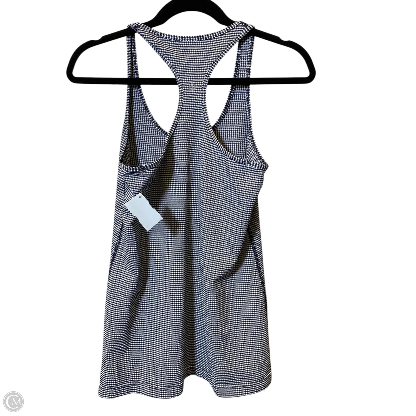 Athletic Tank Top By Lululemon In Striped Pattern, Size: M