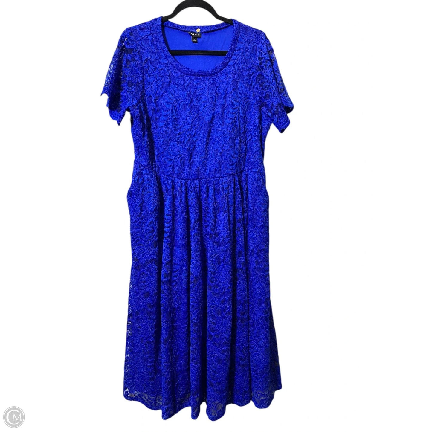 Dress Casual Maxi By Torrid In Blue, Size: 1x