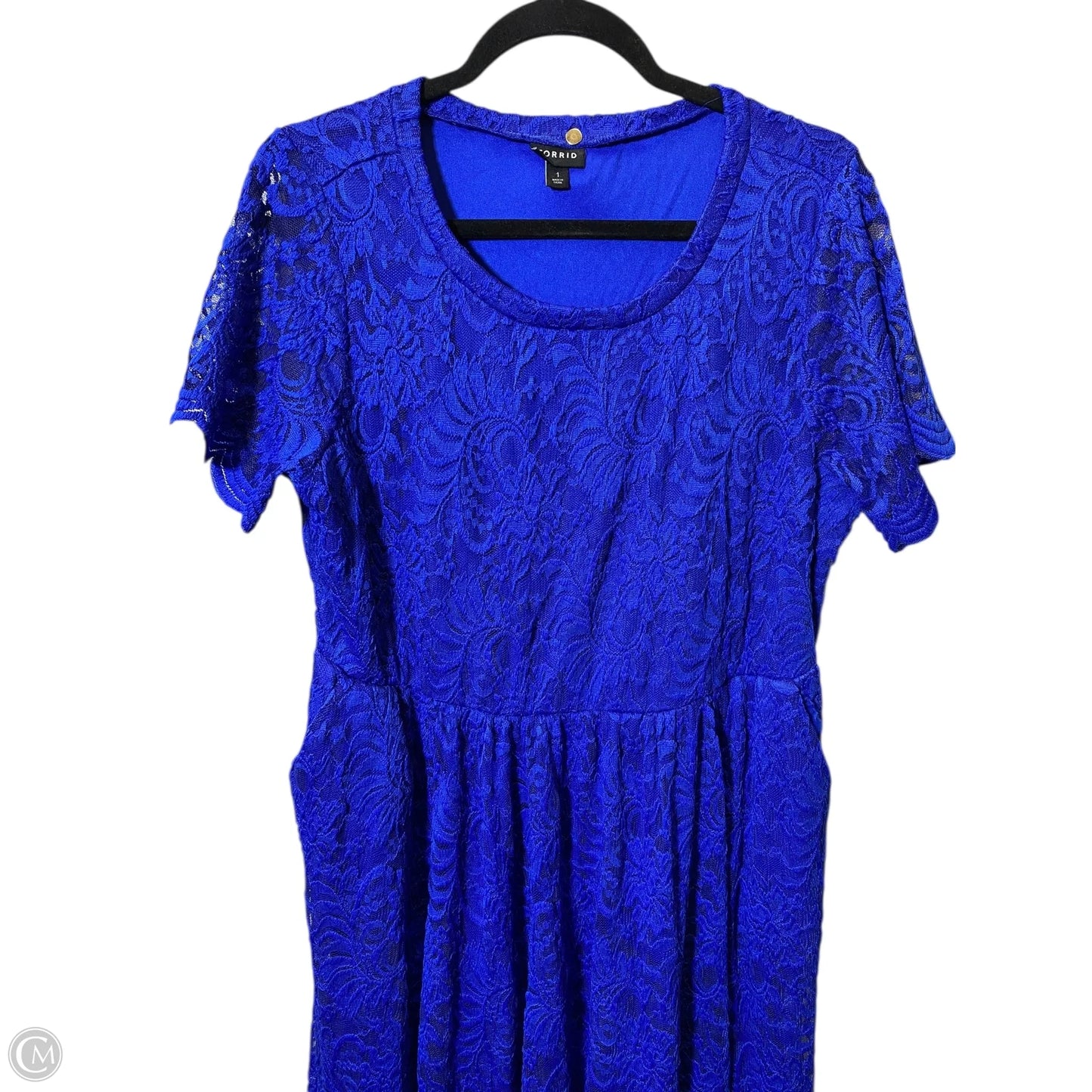 Dress Casual Maxi By Torrid In Blue, Size: 1x