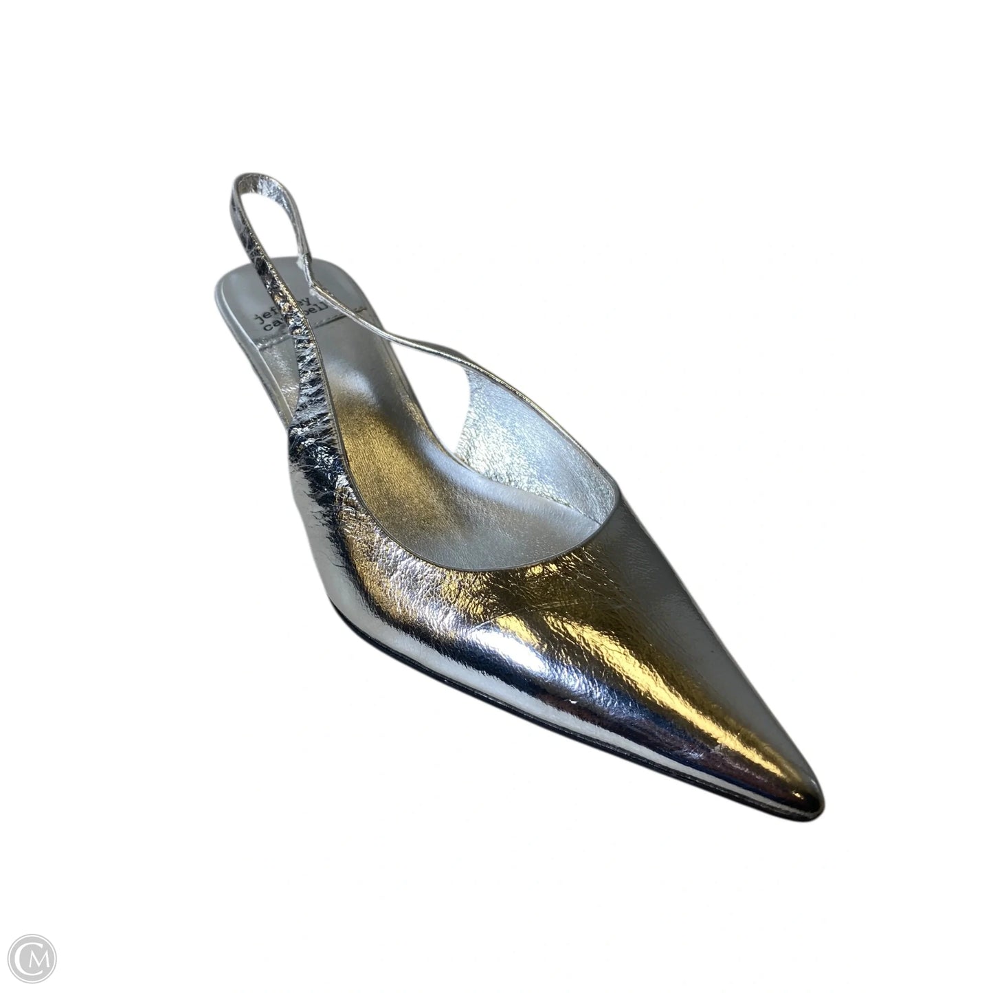 Shoes Heels Kitten By Jeffrey Campbell In Silver, Size: 6