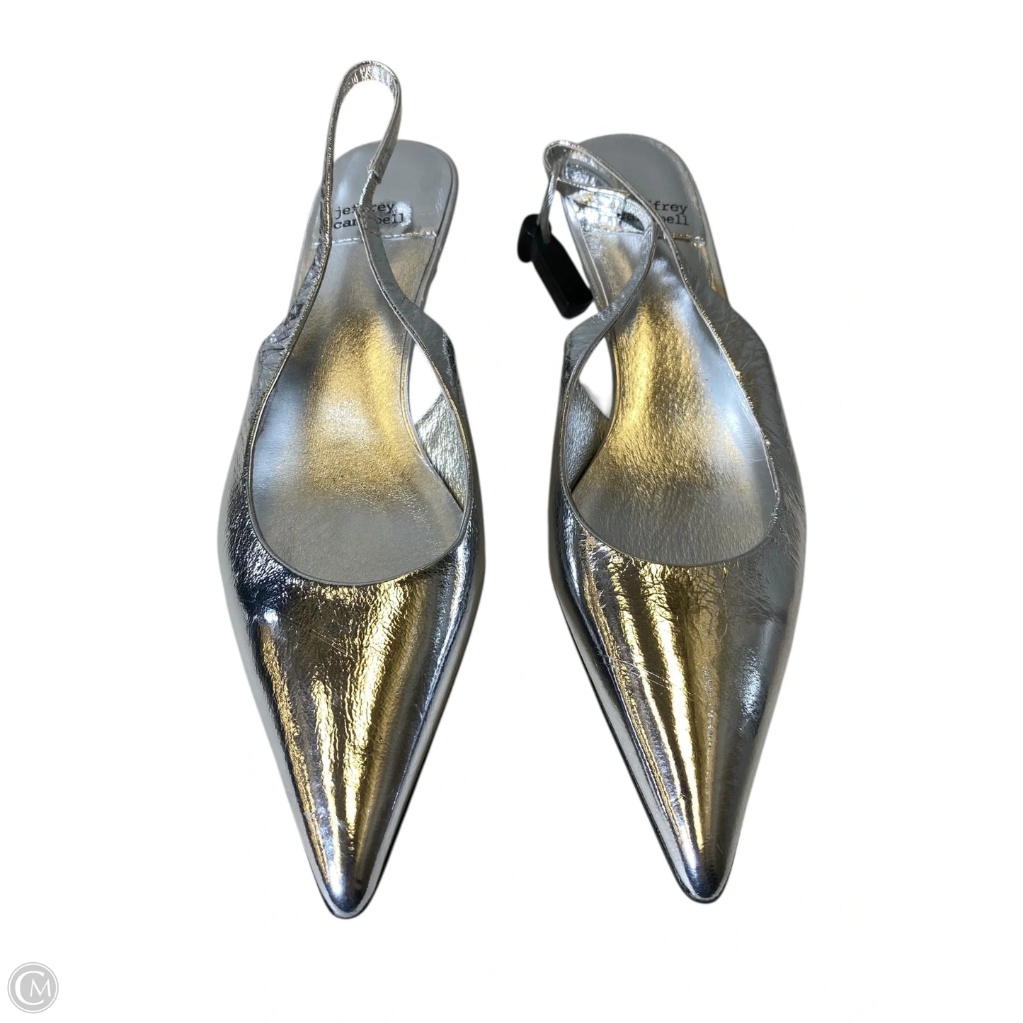 Shoes Heels Kitten By Jeffrey Campbell In Silver, Size: 6