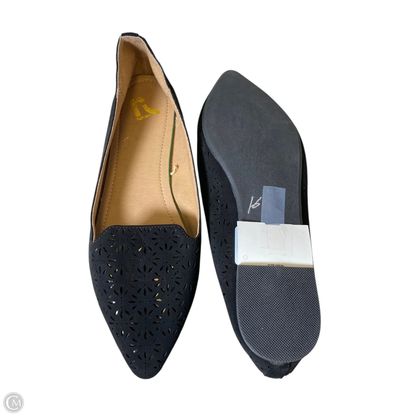 Shoes Flats By Report In Black, Size: 11