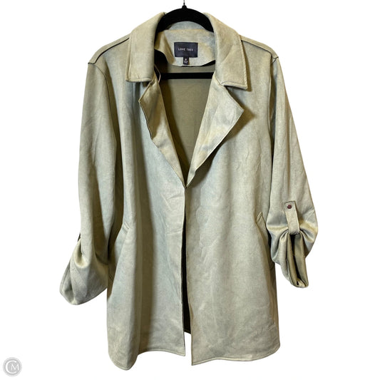 Sweater Cardigan By Love Tree In Green, Size: M
