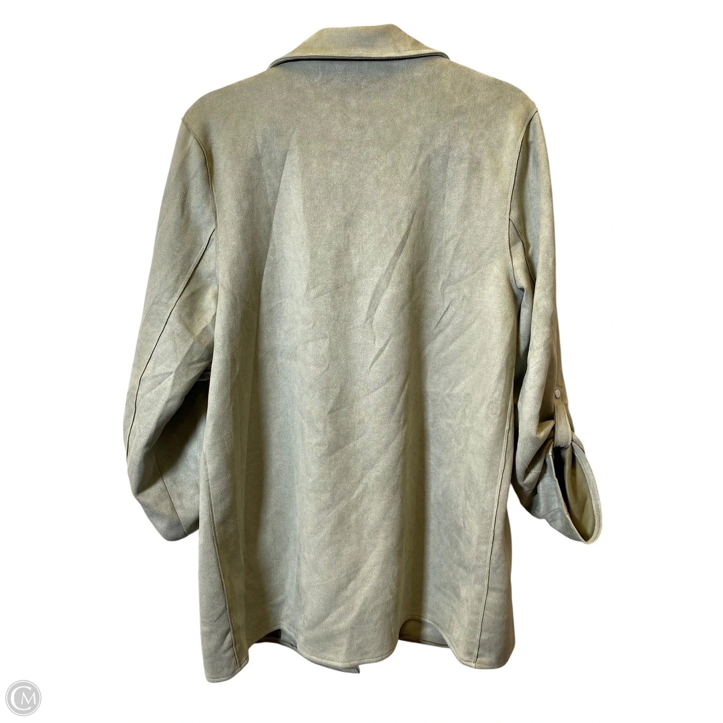 Sweater Cardigan By Love Tree In Green, Size: M