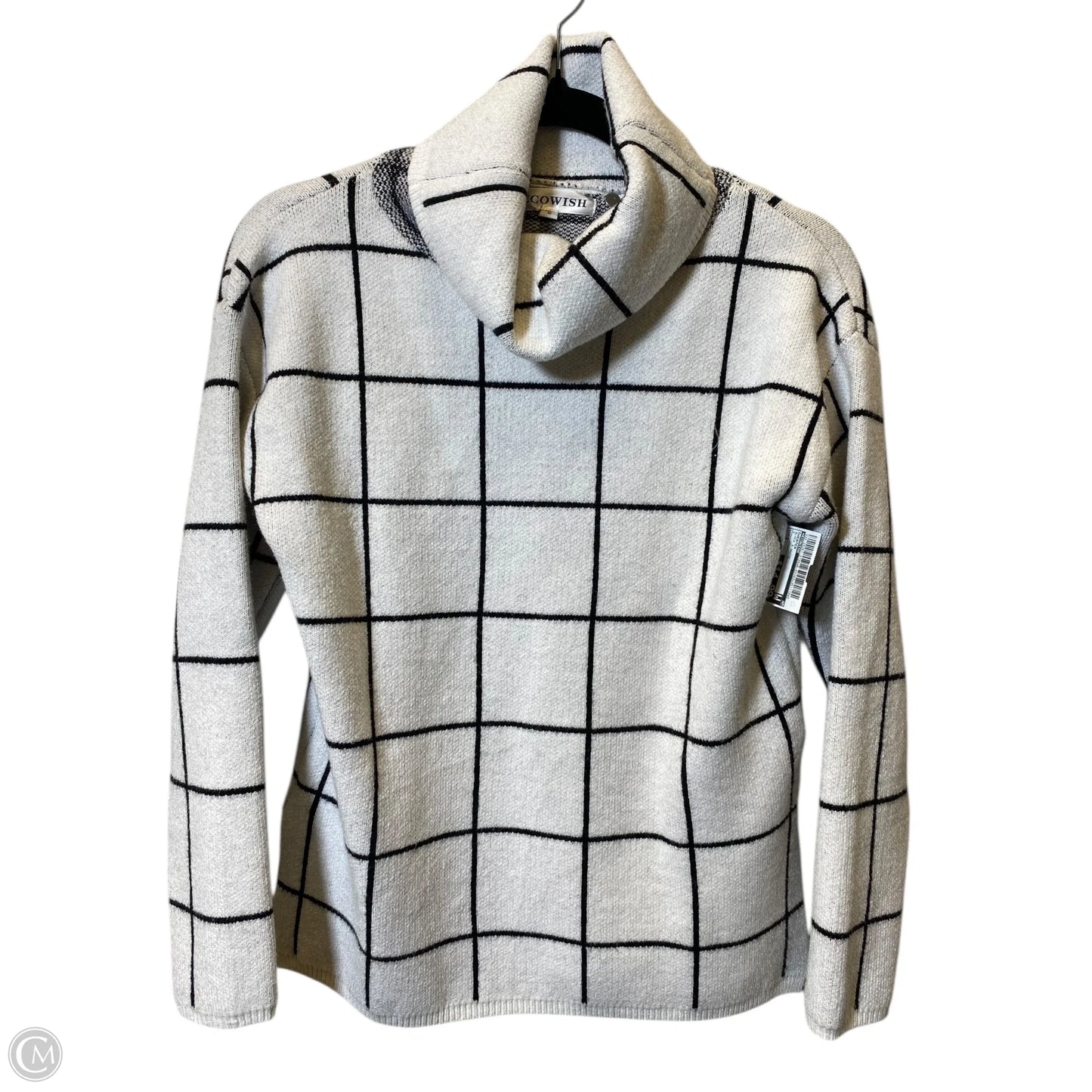 Sweater By Ecowish In Black & White, Size: S