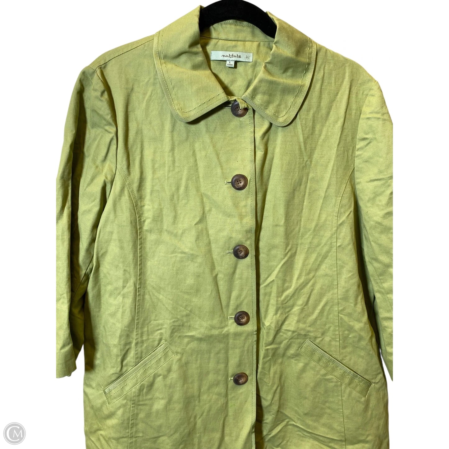 Jacket Moto By Nurture In Green, Size: L