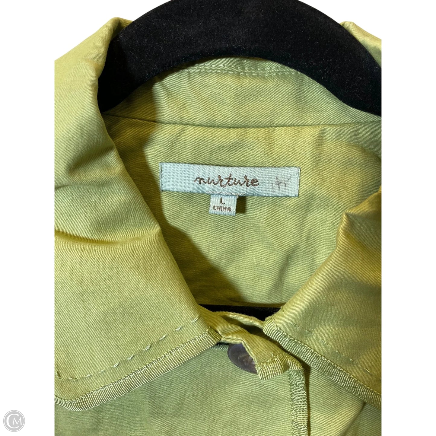 Jacket Moto By Nurture In Green, Size: L