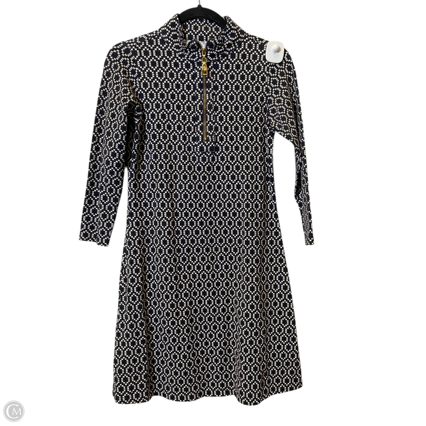 Dress Casual Midi By Spartina In Blue & White, Size: Xs