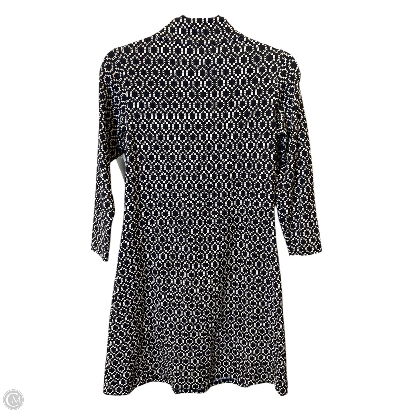 Dress Casual Midi By Spartina In Blue & White, Size: Xs