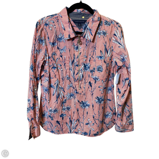 Top Long Sleeve By Tommy Hilfiger In Multi-colored, Size: L