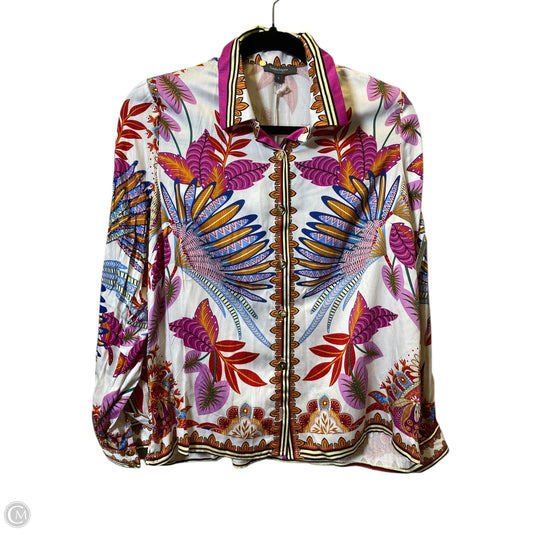 Top Long Sleeve By Haute Hippie In Multi-colored, Size: S