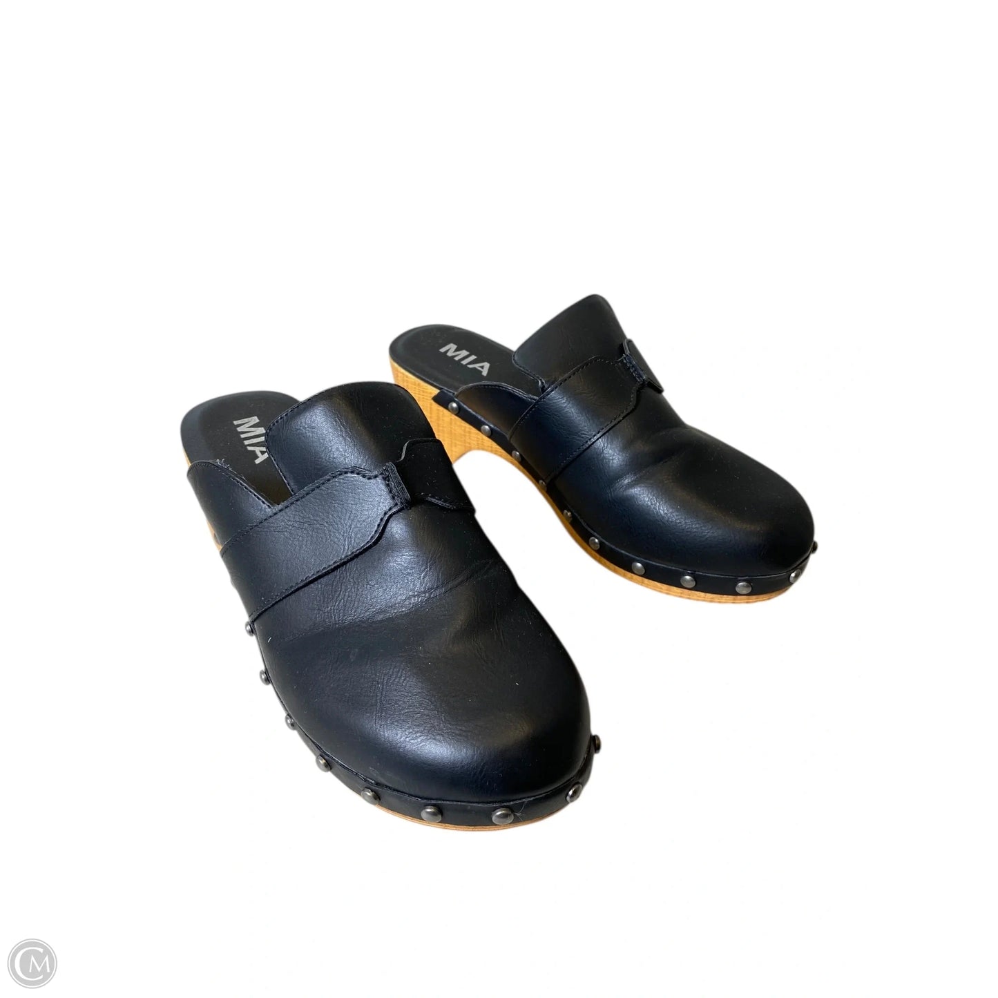 Shoes Heels Block By Mia In Black, Size: 9