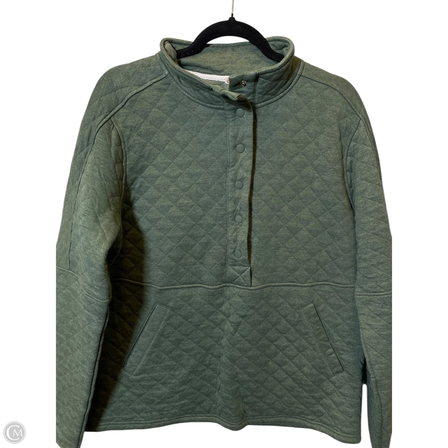 Sweatshirt Collar By Magellan In Green, Size: Xl