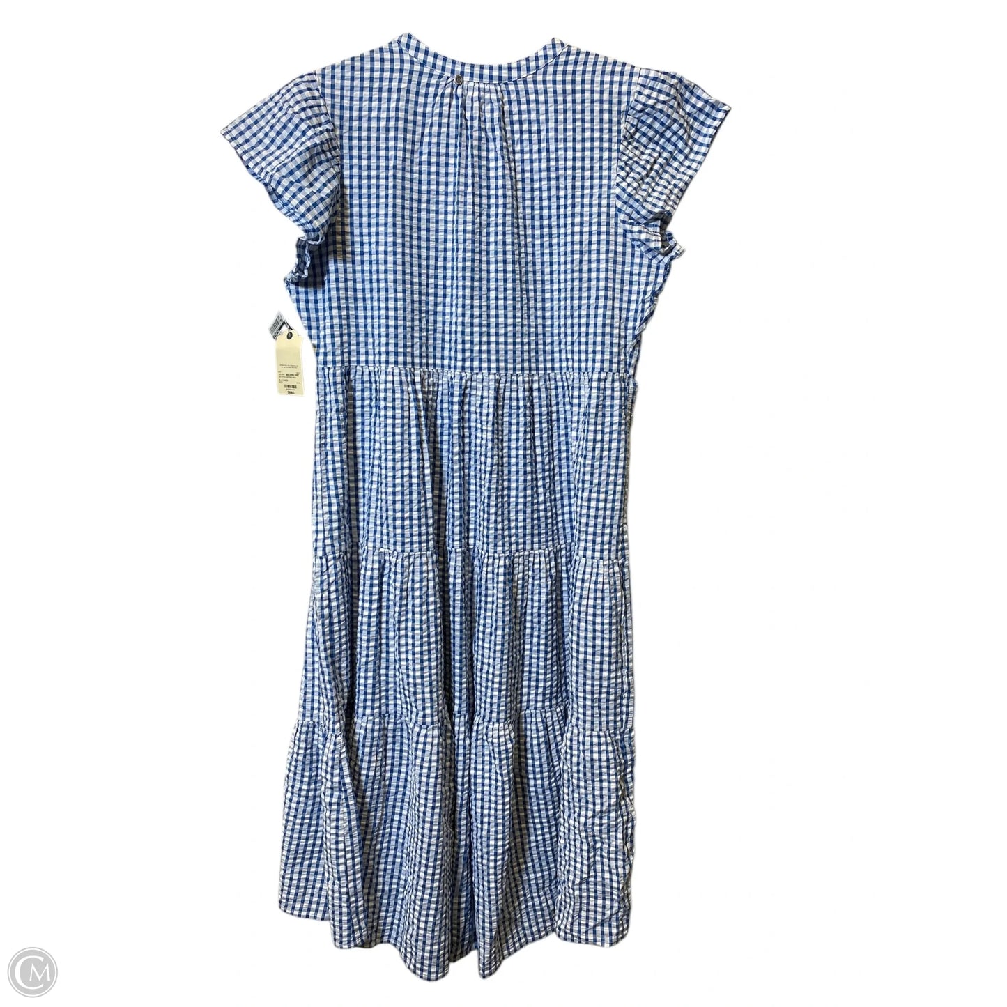 Dress Casual Maxi By St Johns Bay In Blue & White, Size: S