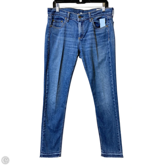 Jeans Straight By Rag And Bone In Blue Denim, Size: 8