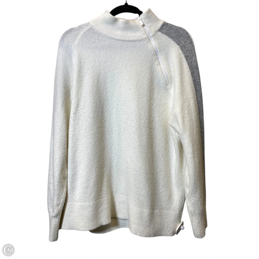 Sweater By Lou And Grey In Cream & Grey, Size: Xl