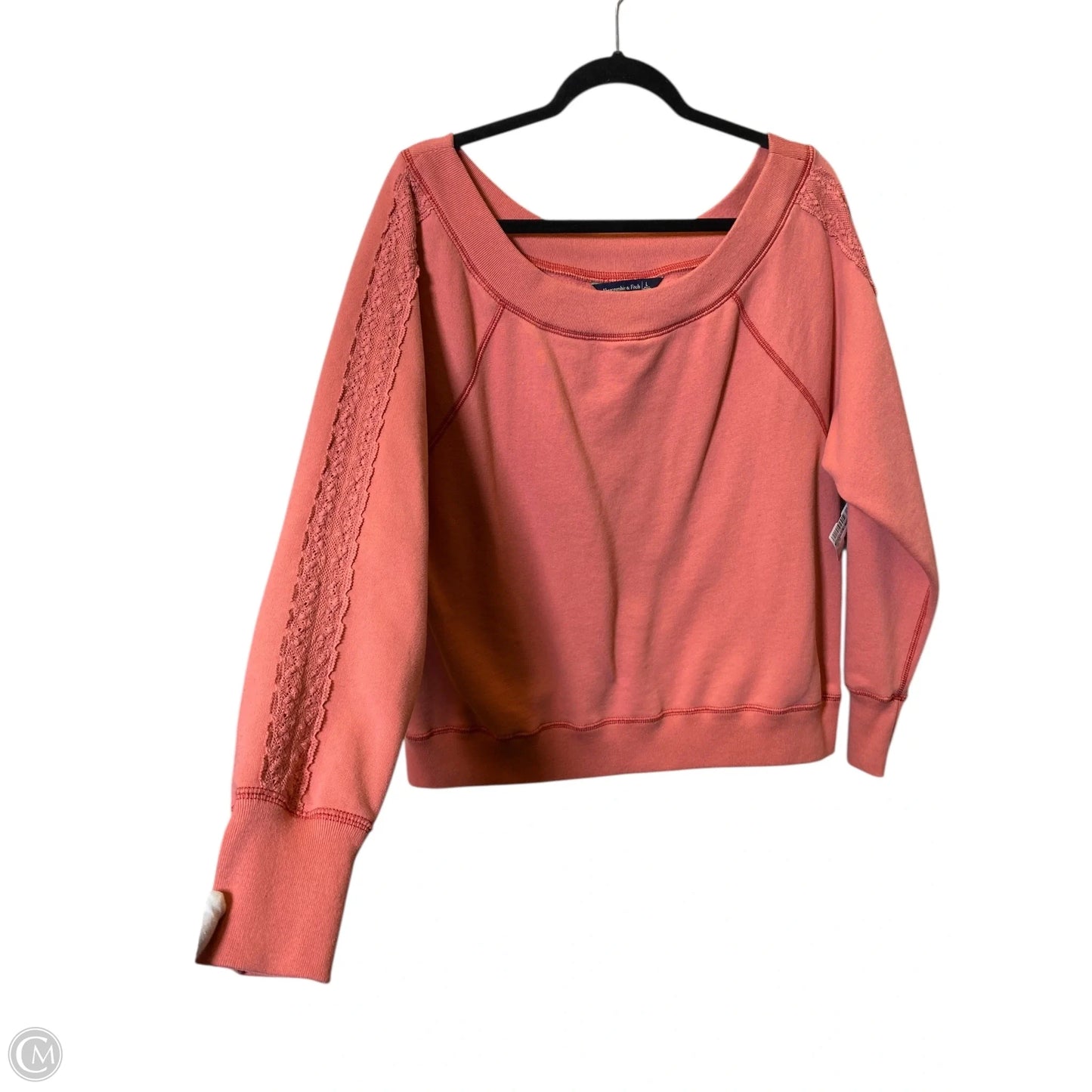 Sweater By Abercrombie And Fitch In Coral, Size: L