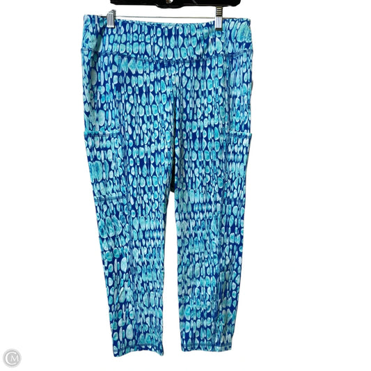 Athletic Pants By Chicos In Blue, Size: M
