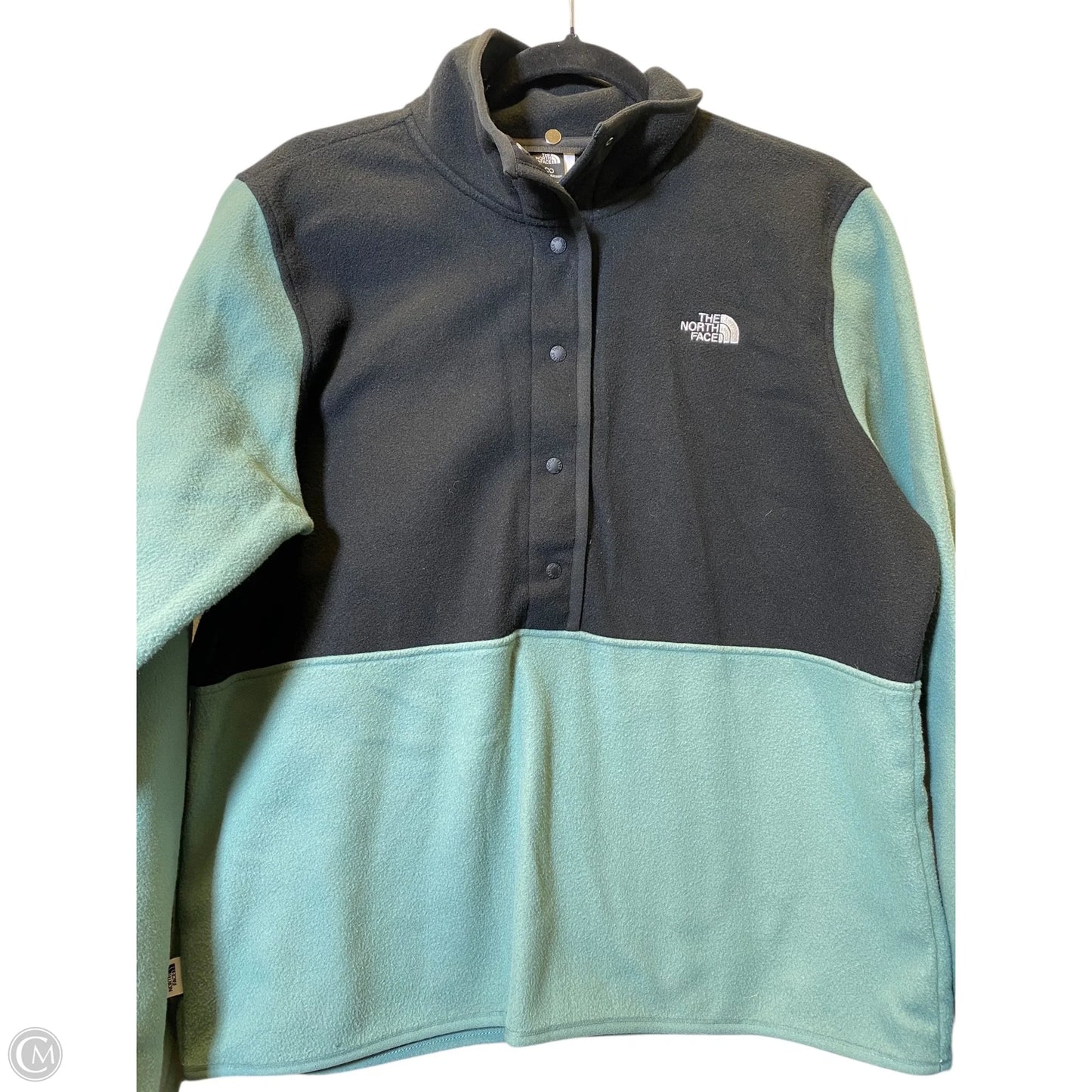 Jacket Fleece By The North Face In Black & Green, Size: L
