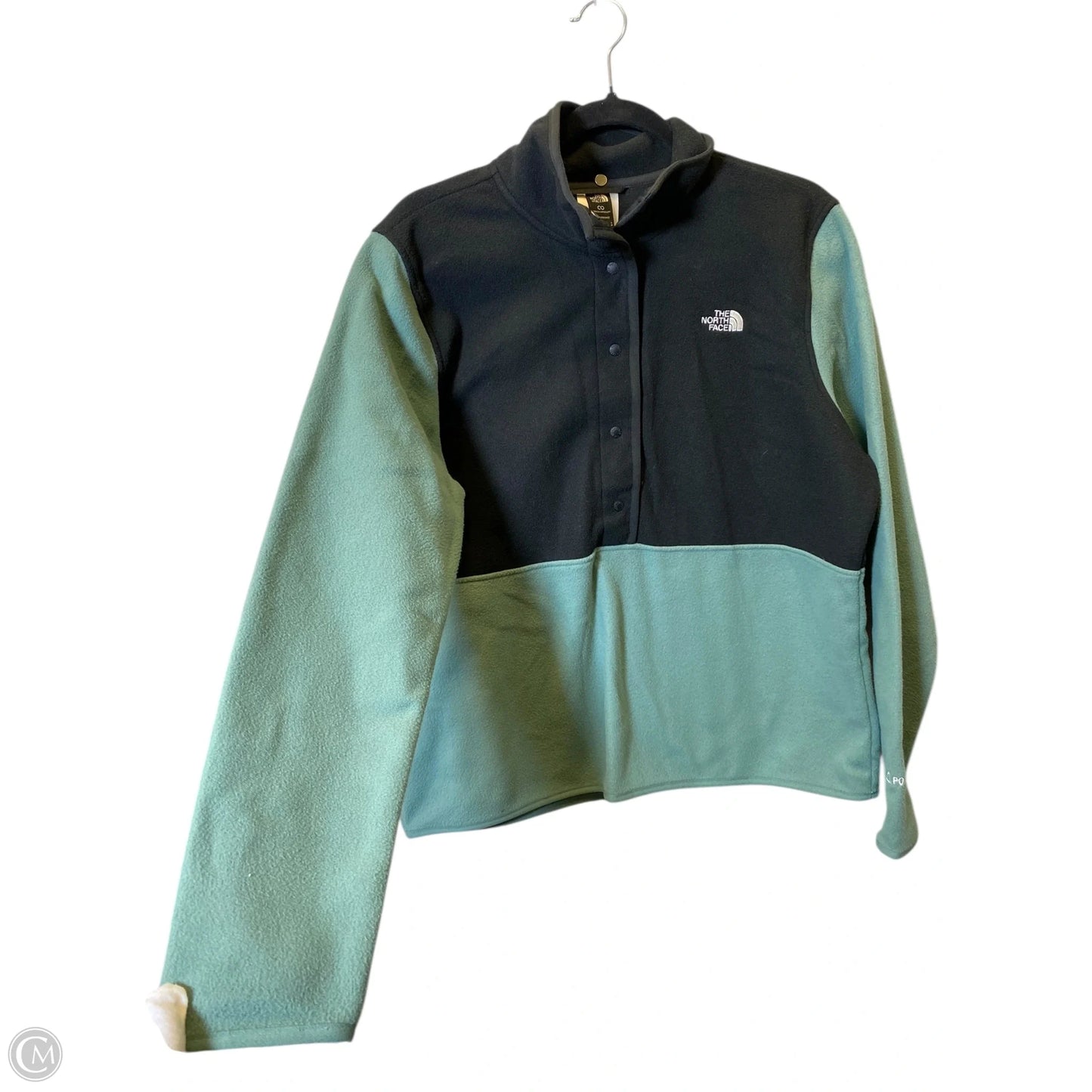 Jacket Fleece By The North Face In Black & Green, Size: L