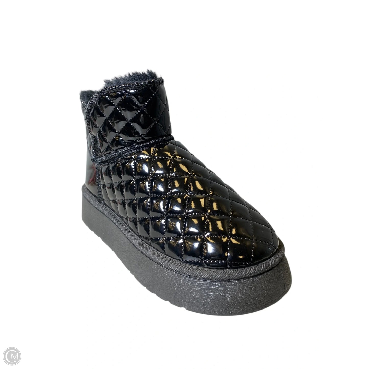 Boots Snow By Clothes Mentor In Black, Size: 8