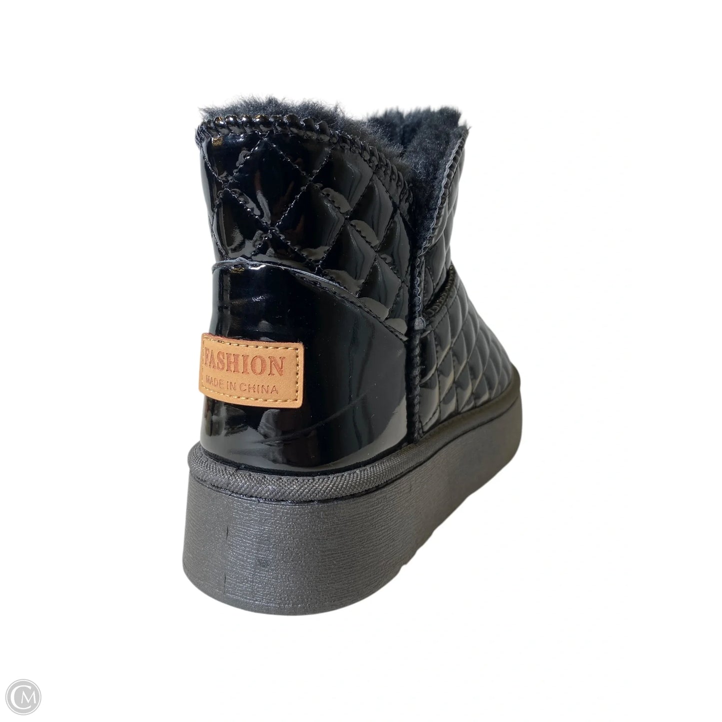 Boots Snow By Clothes Mentor In Black, Size: 8