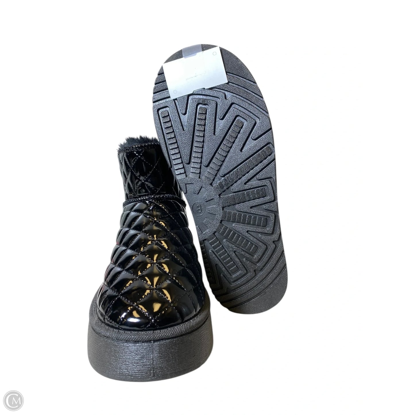 Boots Snow By Clothes Mentor In Black, Size: 8