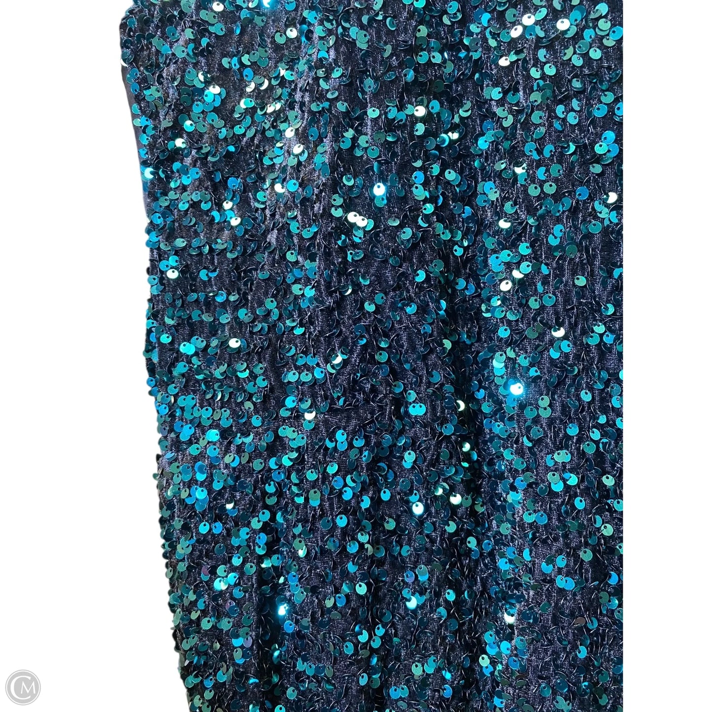 Dress Party Midi By City Chic In Black & Blue, Size: 20