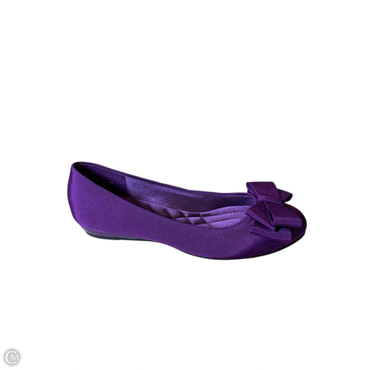 Shoes Flats By Coach And Four In Purple, Size: 8