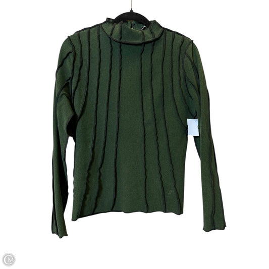 Top Long Sleeve By Clothes Mentor In Black & Green, Size: M