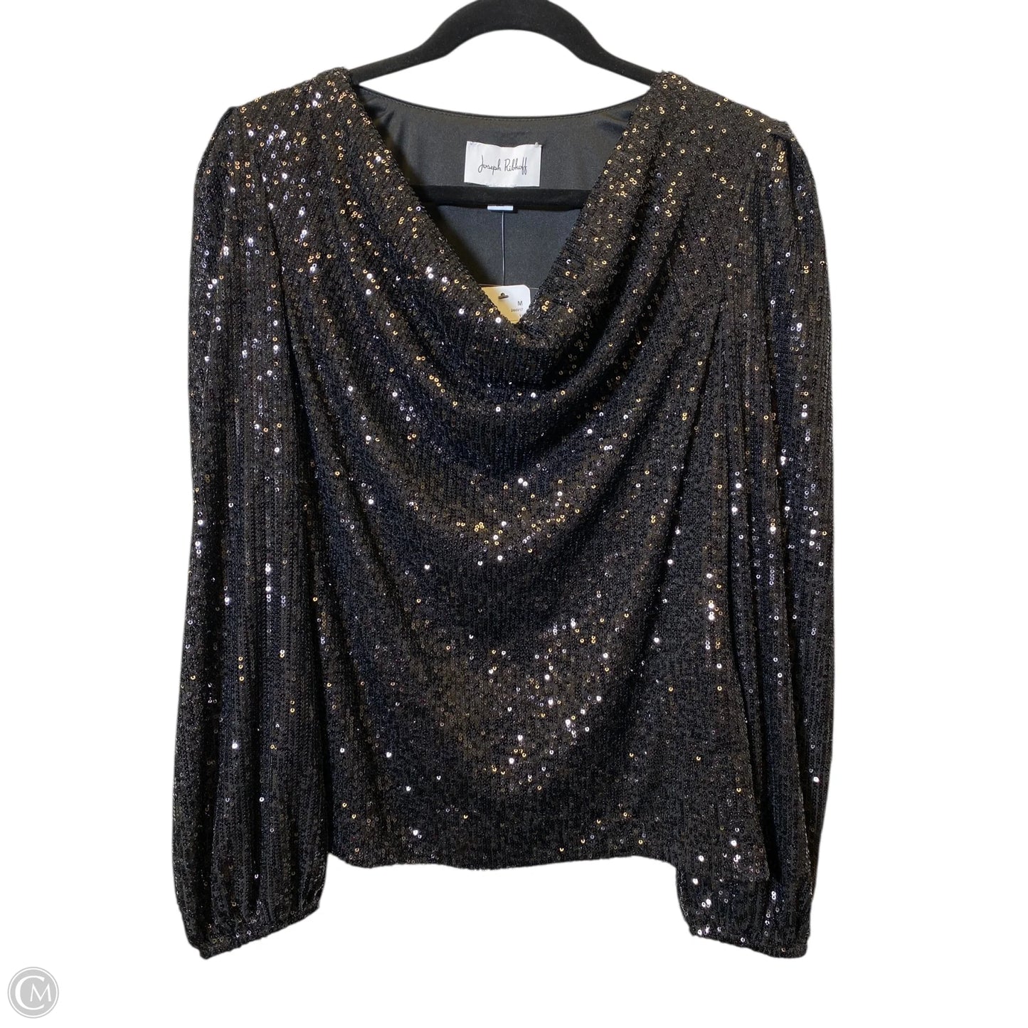 Top Long Sleeve By Joseph Ribkoff In Black, Size: M