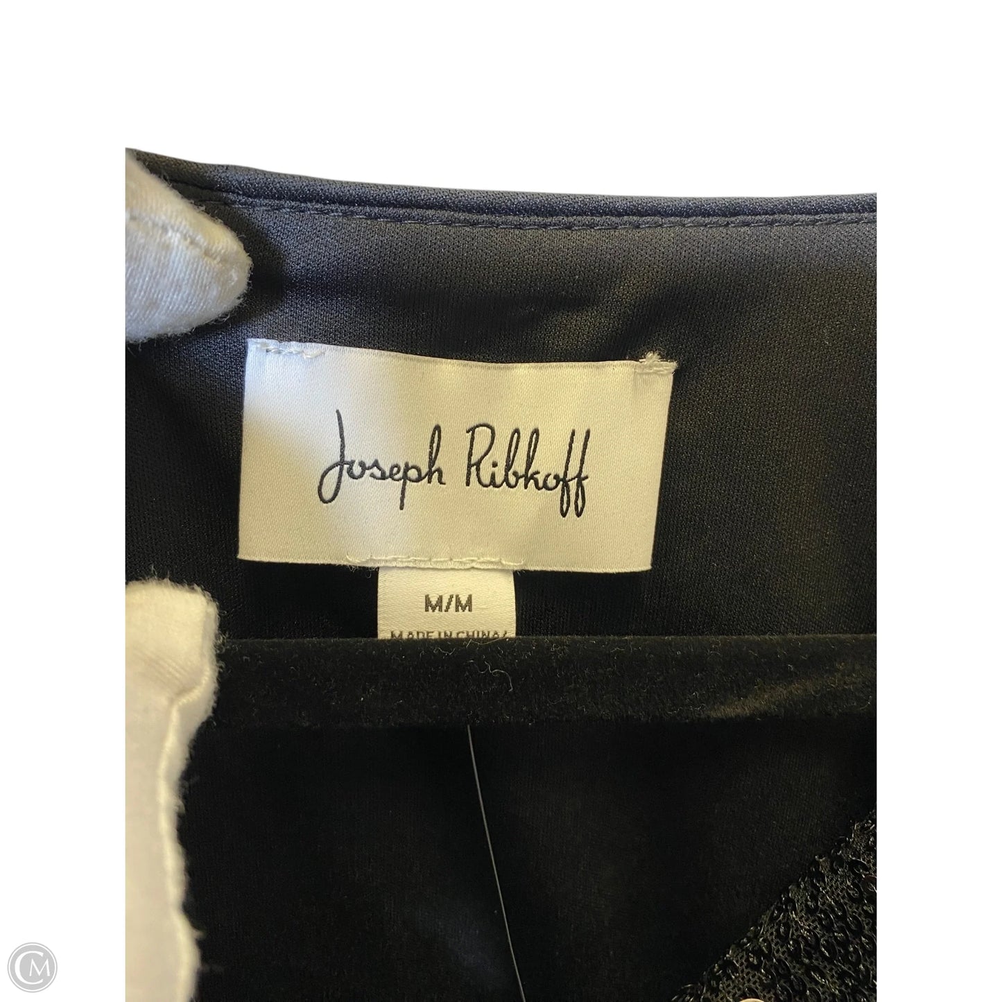 Top Long Sleeve By Joseph Ribkoff In Black, Size: M