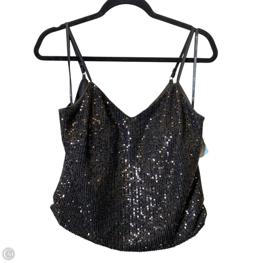 Top Sleeveless By Frank Lyman In Black, Size: L