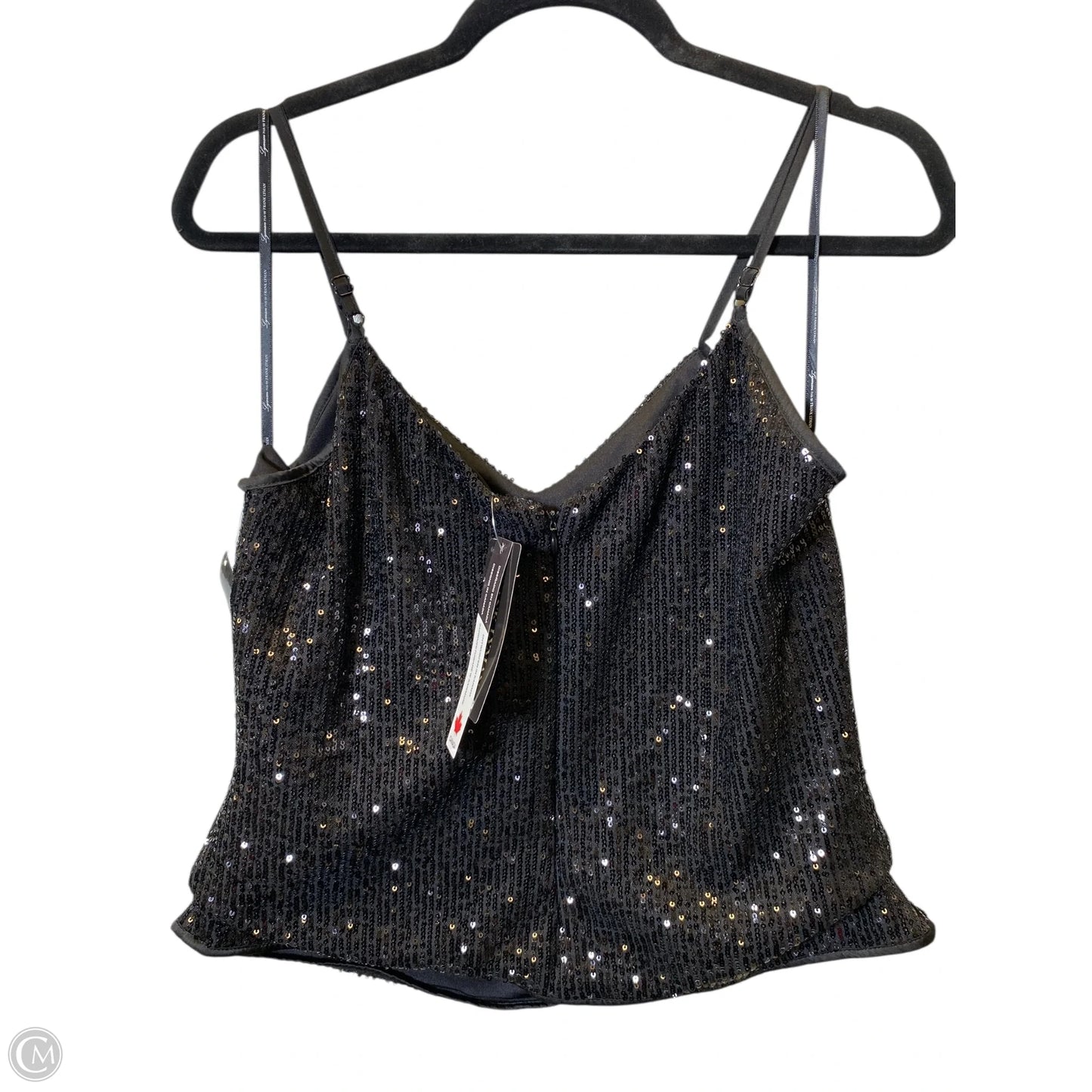 Top Sleeveless By Frank Lyman In Black, Size: L