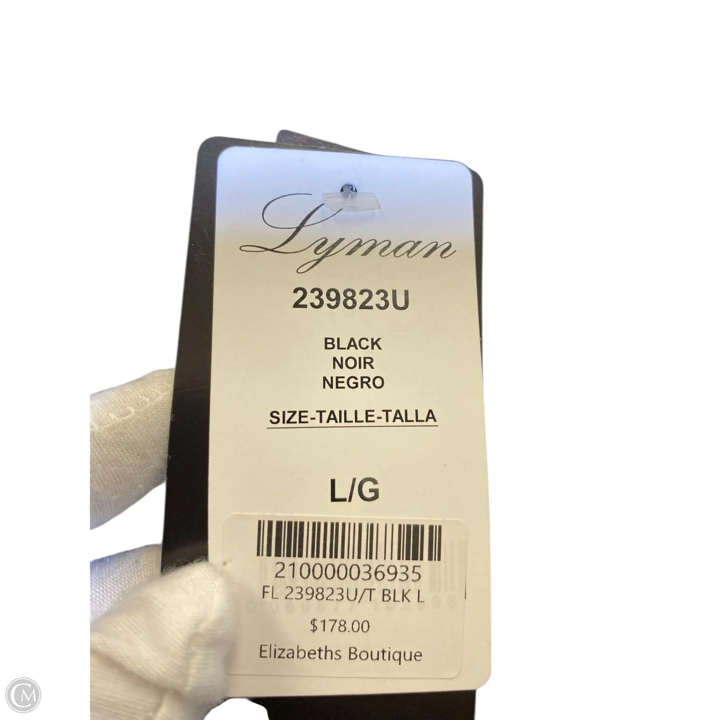 Top Sleeveless By Frank Lyman In Black, Size: L