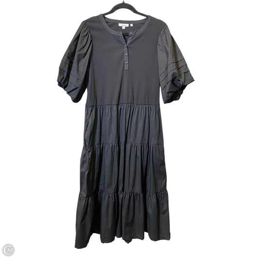 Dress Casual Maxi By Chicos In Black, Size: L
