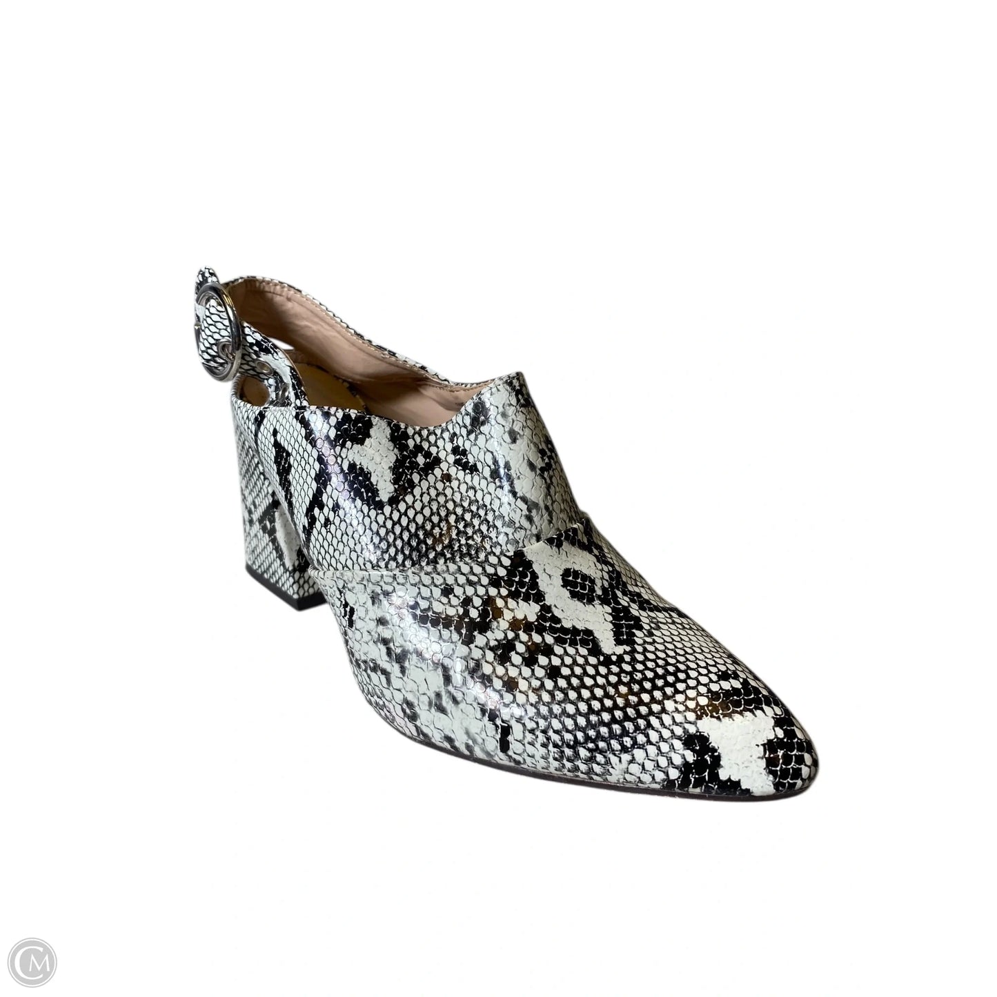 Shoes Heels Block By Clothes Mentor In Animal Print, Size: 7.5