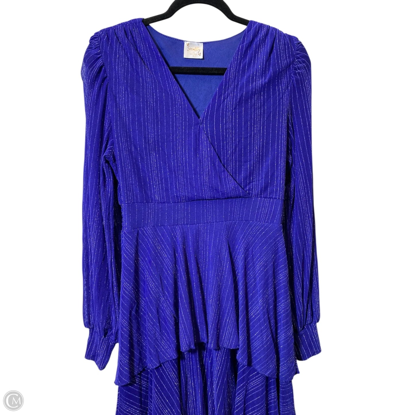 Dress Party Midi By Siren Lily In Purple, Size: L