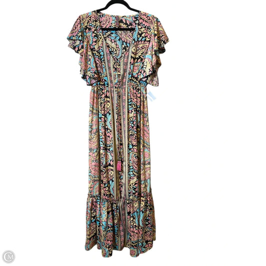 Dress Casual Maxi By Clothes Mentor In Multi-colored, Size: L