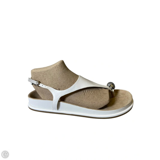 Sandals Flats By Zara In Cream & White, Size: 7.5