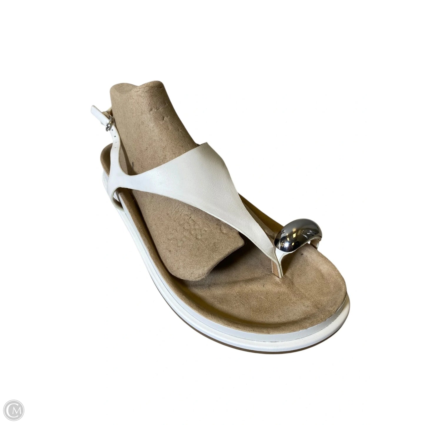 Sandals Flats By Zara In Cream & White, Size: 7.5