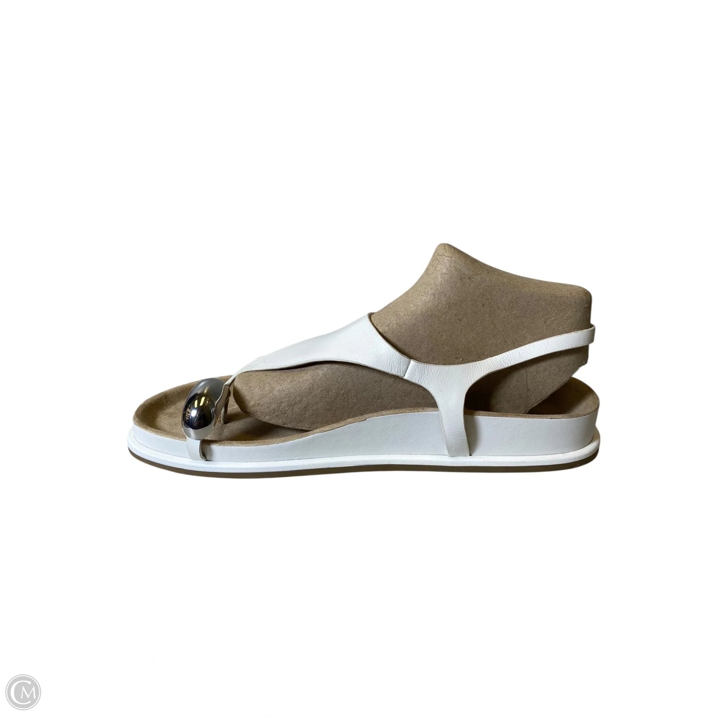 Sandals Flats By Zara In Cream & White, Size: 7.5