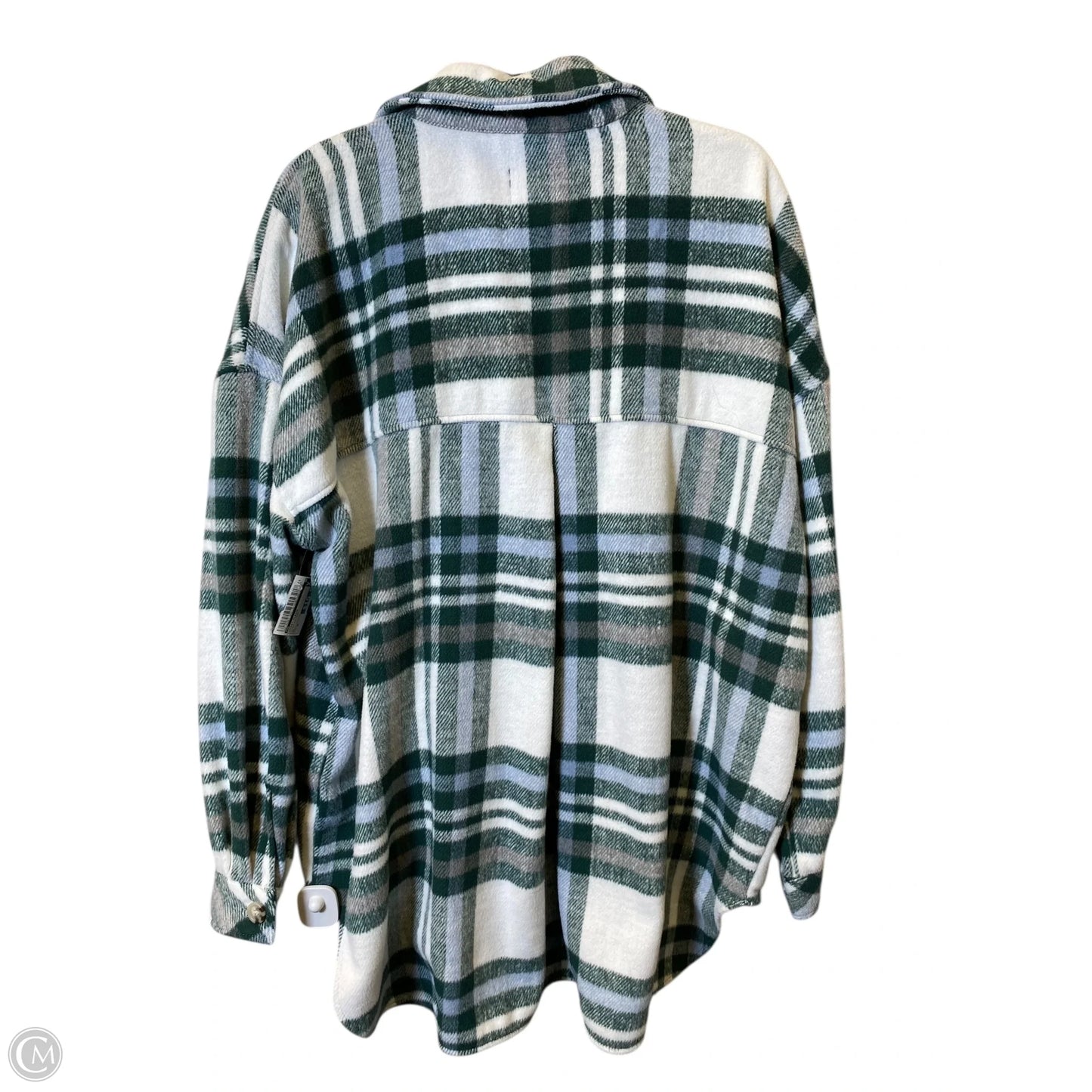 Jacket Fleece By So In Plaid Pattern, Size: Xl