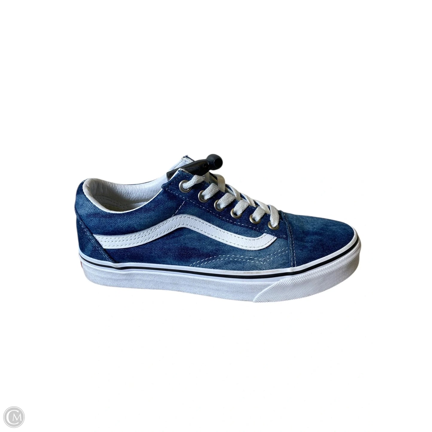 Shoes Sneakers By Vans In Blue, Size: 6.5