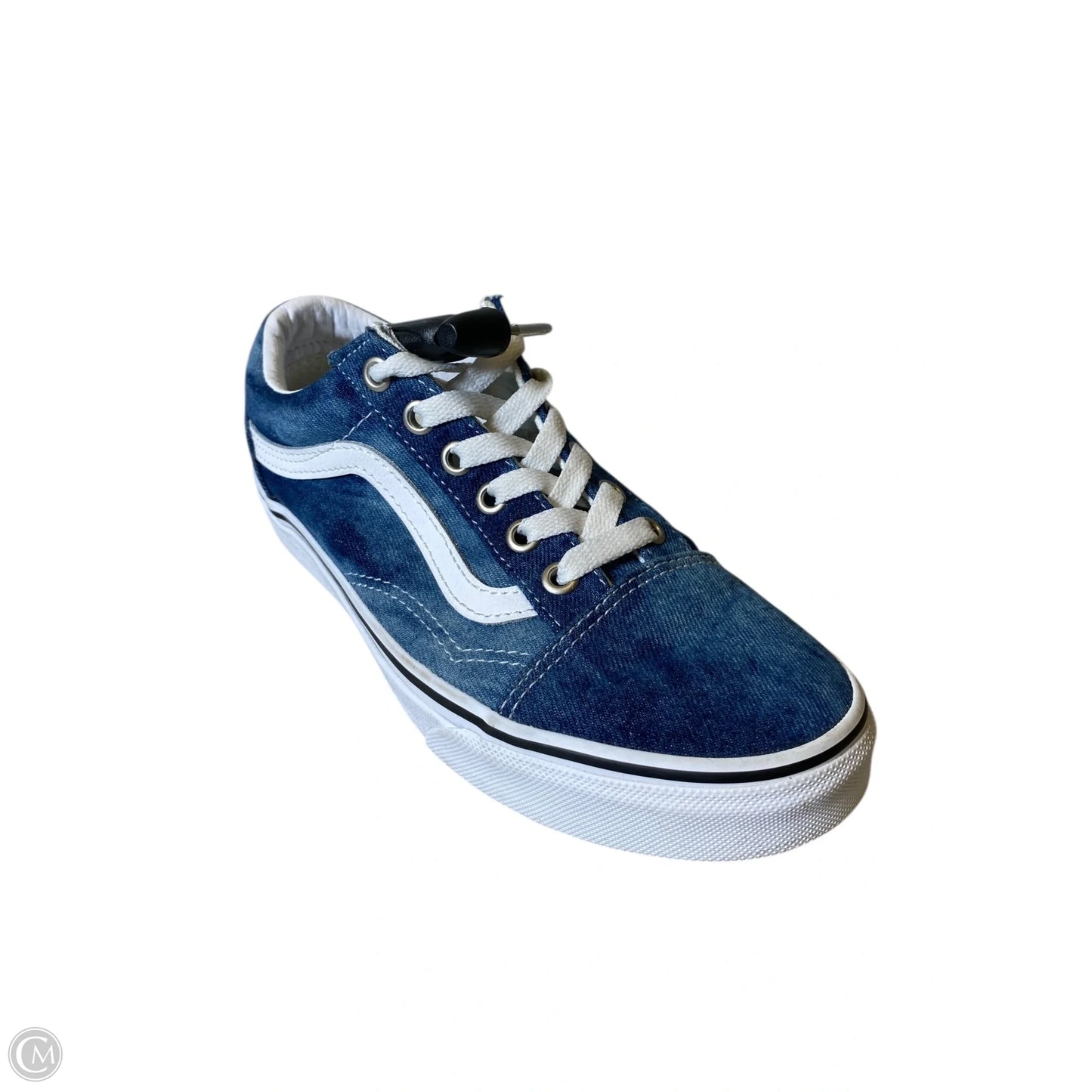 Shoes Sneakers By Vans In Blue, Size: 6.5